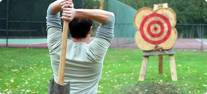 Axe Throwing Event Days in East and West Sussex